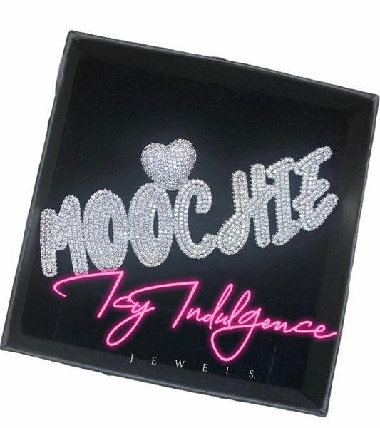 Heart Bale Cursive Pendant