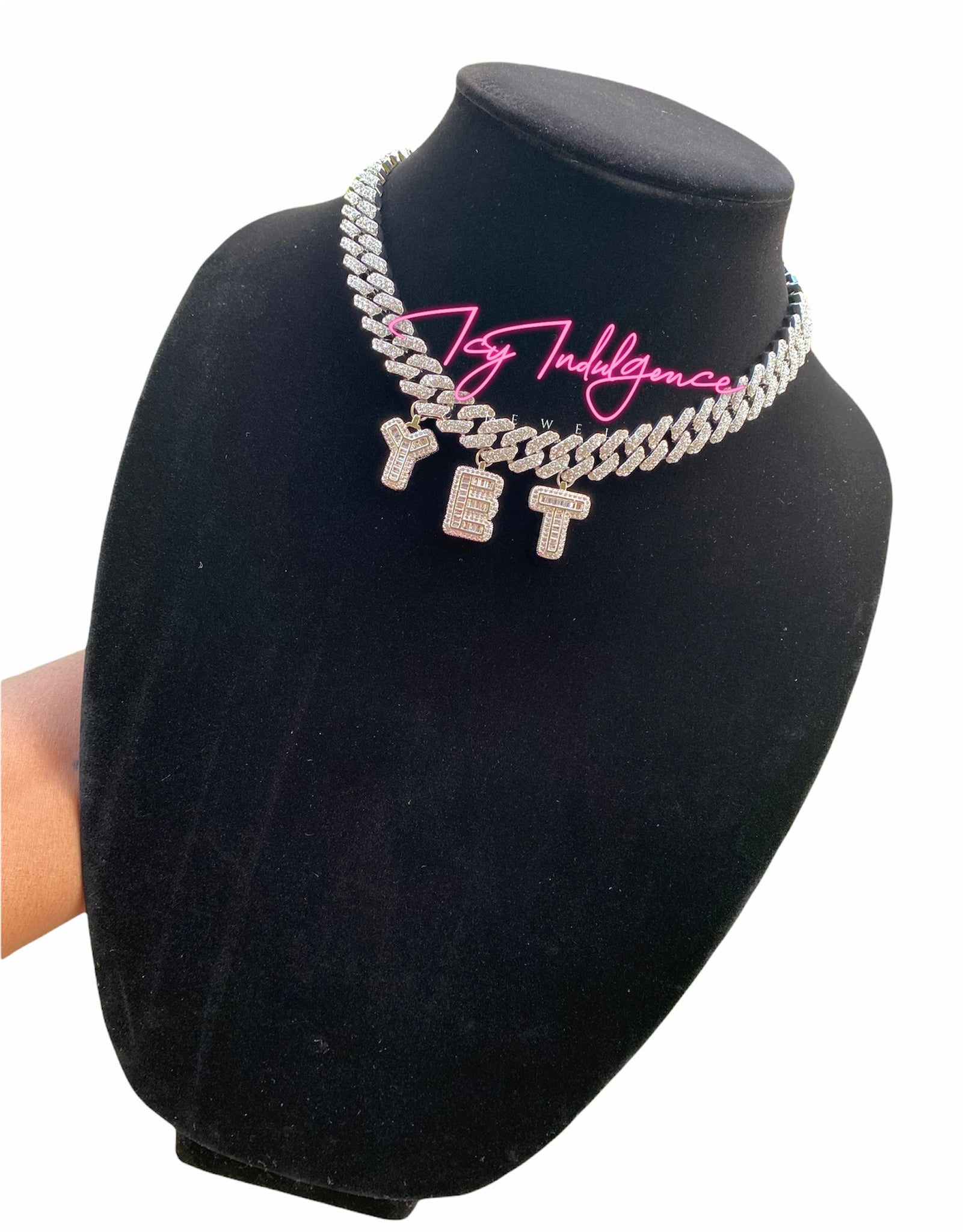 Icy Baguette Cuban Link Necklace