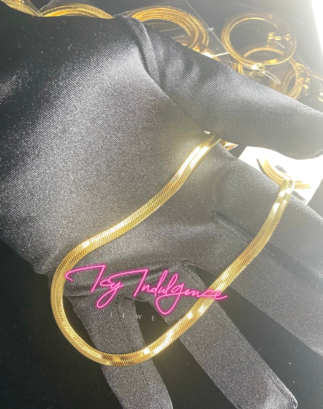 Icy Herringbone Chain