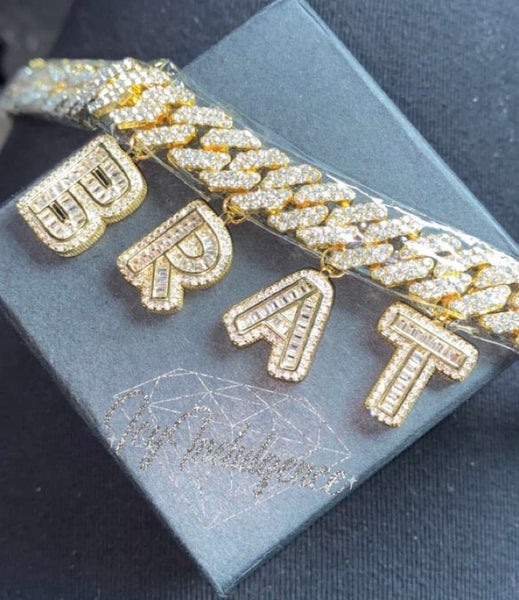 Icy Baguette Cuban Link Necklace