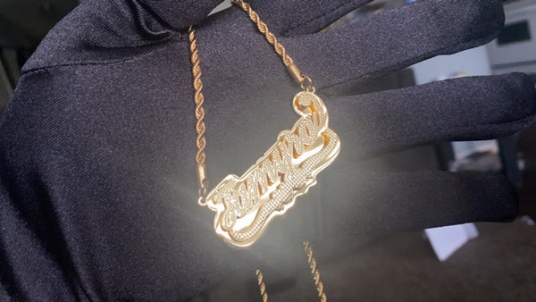 Icy 3D Custom Name Necklace