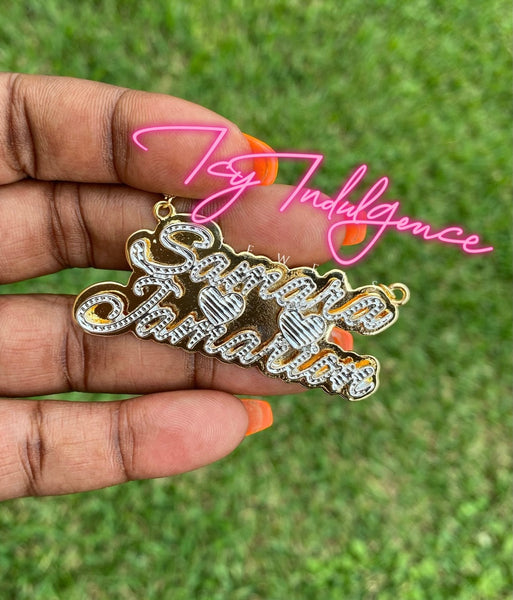 Icy 3D Custom Name Necklace