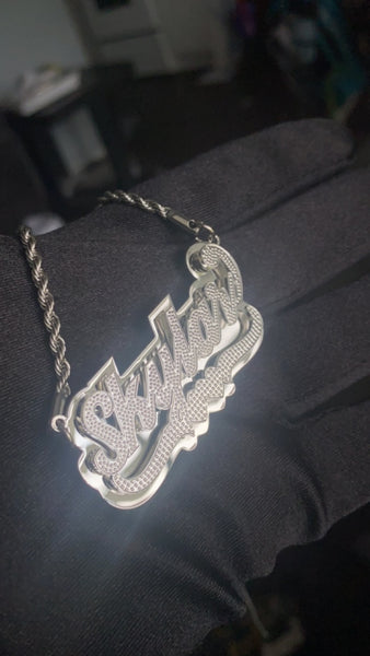 Icy 3D Custom Name Necklace