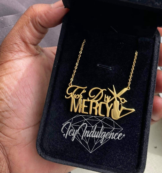 Custom Icy Logo Pendant