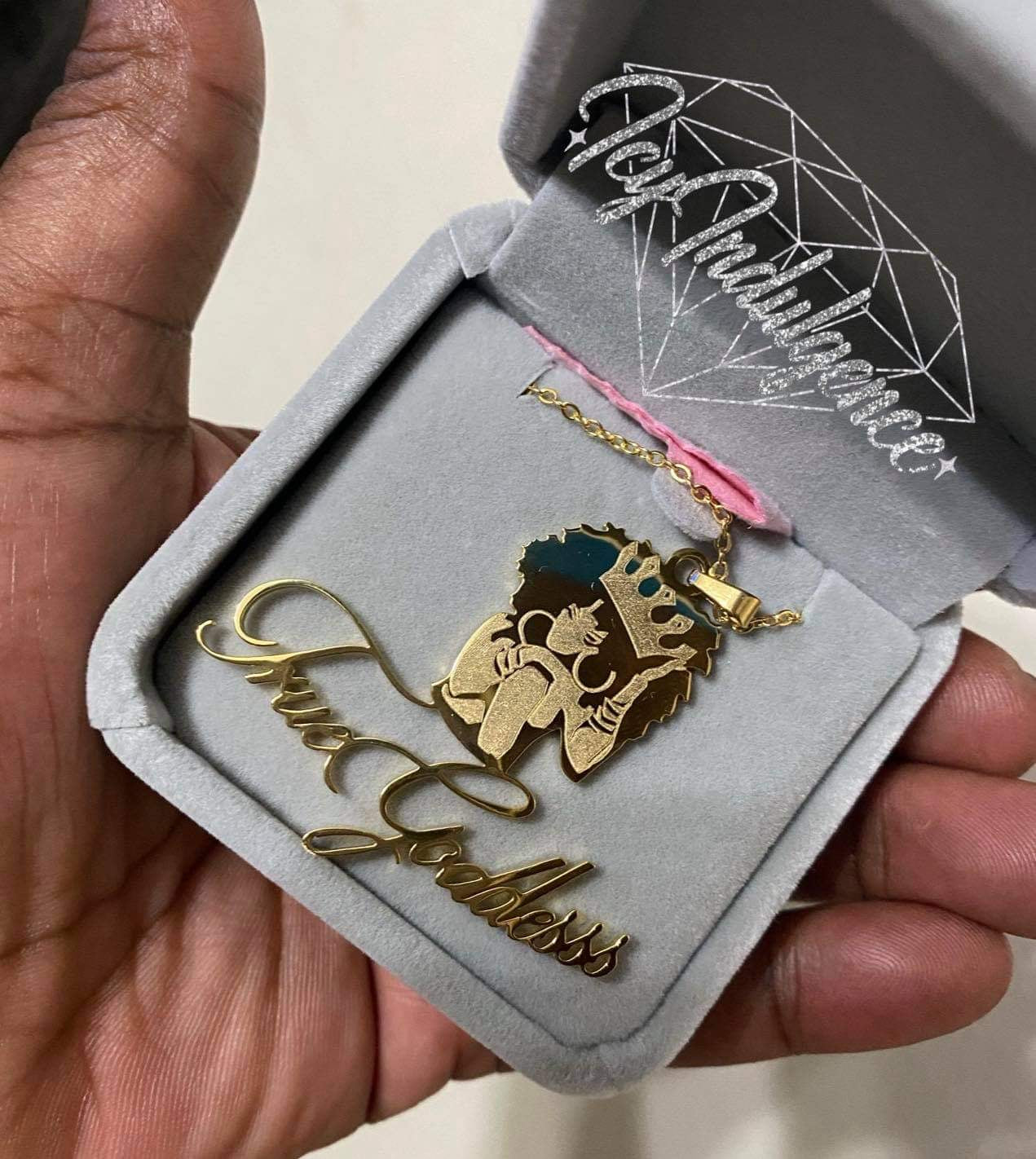 Custom Icy Logo Pendant