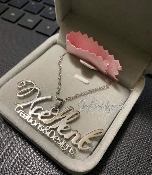 Custom Icy Logo Pendant