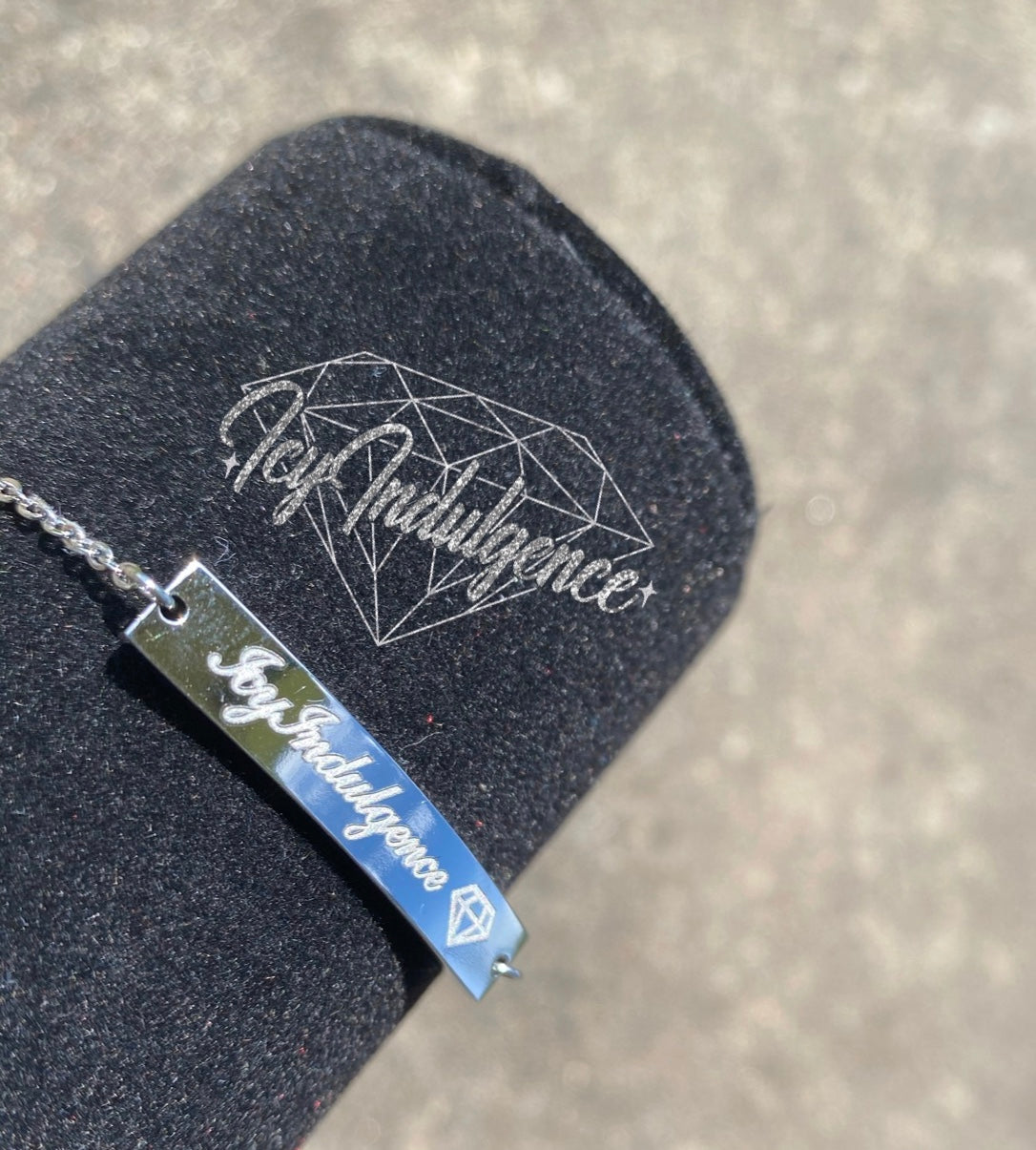 Icy Thick Bar Style Bracelet