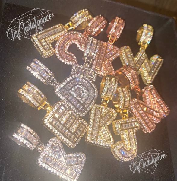 Icy Small Baguette Initial Letter