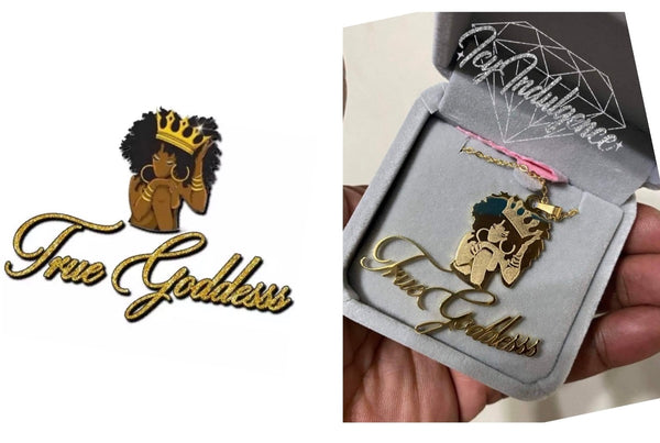 Custom Icy Logo Pendant