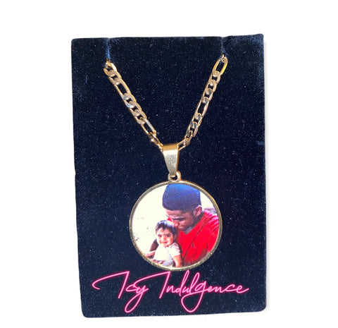 Icy Mini Photo Pendant