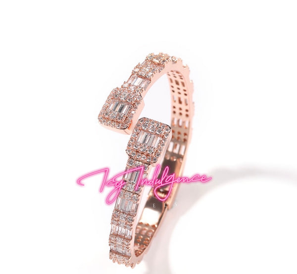 Icy Baguette Bangle