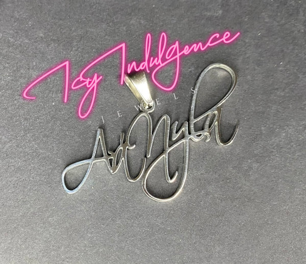 Icy Name Plate