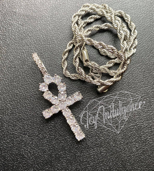 Icy Ankh Cross